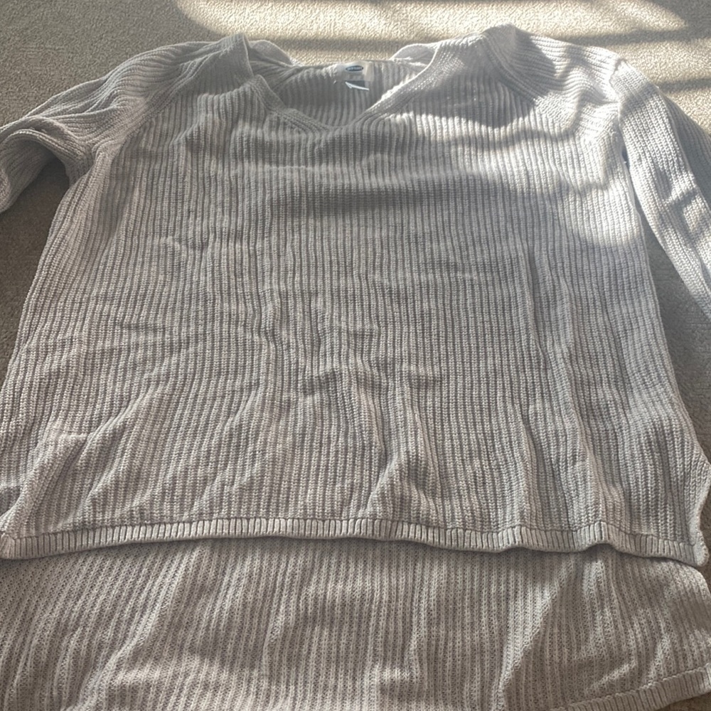 Gray sweater